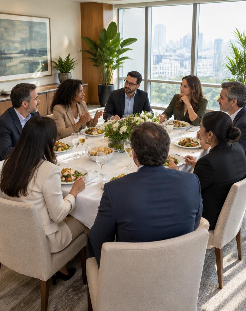 Almoço corporativo