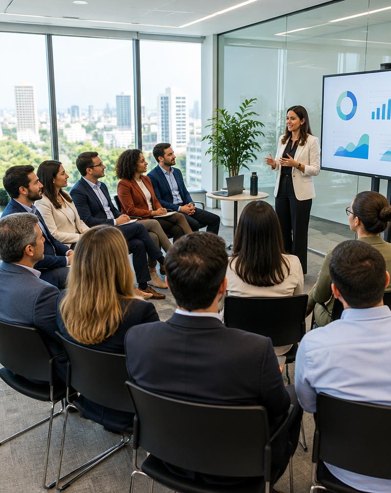 Apresentação para equipe comercial
